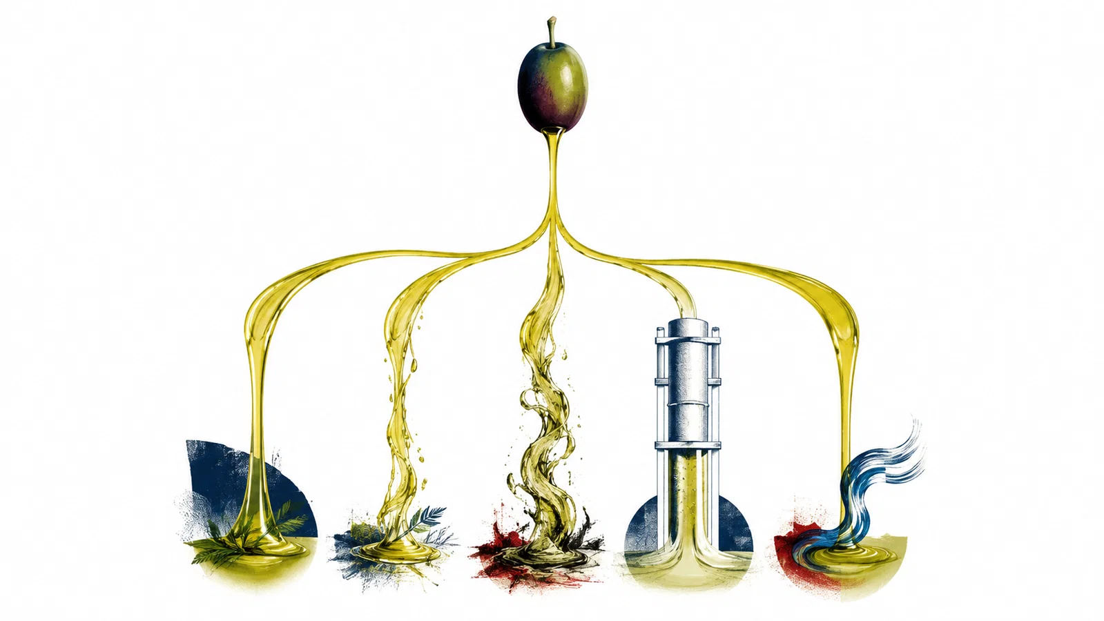 Tipos de aceite de oliva: las cinco categorías y para qué sirve cada una